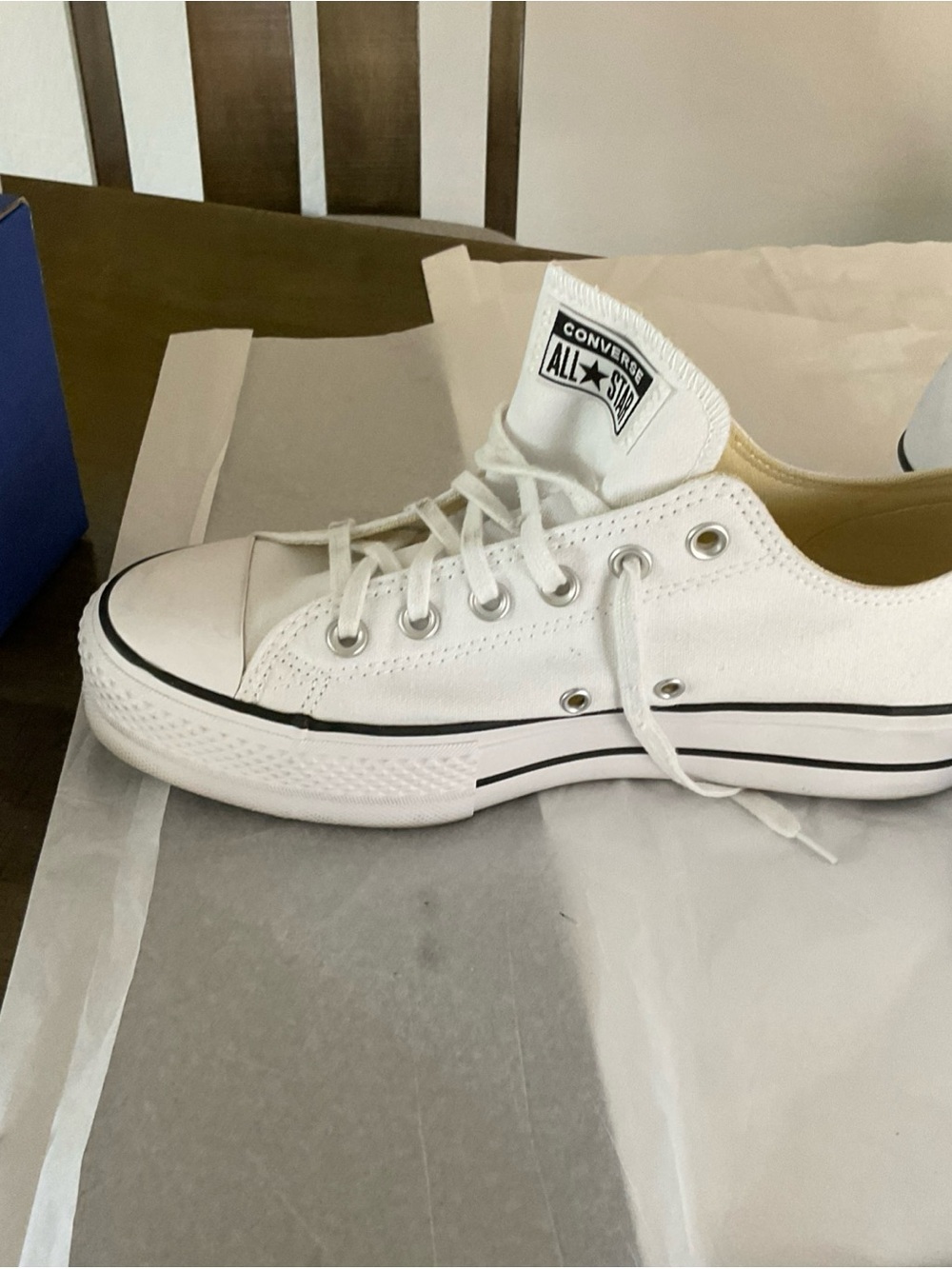 Converse Chuck Taylor All Star Platform White size 9 - Picture 2 of 16